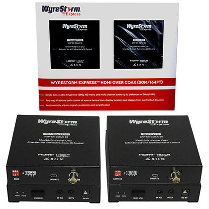 WyreStorm Express HDMI Over Coax with 2-Way IR