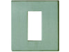 SCREWLESS Outlet Brushed Steel 1 Modul