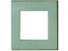 SCREWLESS Outlet Brushed Steel 2 Module