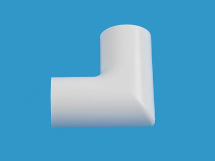 D-LINE 30 x15mm FLAT BEND White CLIPOVER