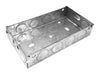 25mm Deep 2 Gang Steel Knock Out Box