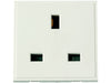 CLICK 13 Amp UK Power Socket WHITE