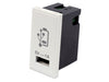 Click 1a Usb Charging White