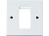 CLICK Outlet Polycarbonate 1 Module WHITE