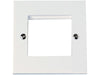 CLICK Outlet Polycarbonate 2 Module WHITE