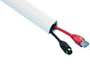 D-LINE 2m x 22 x 22mm x1/4" TRUNKING White