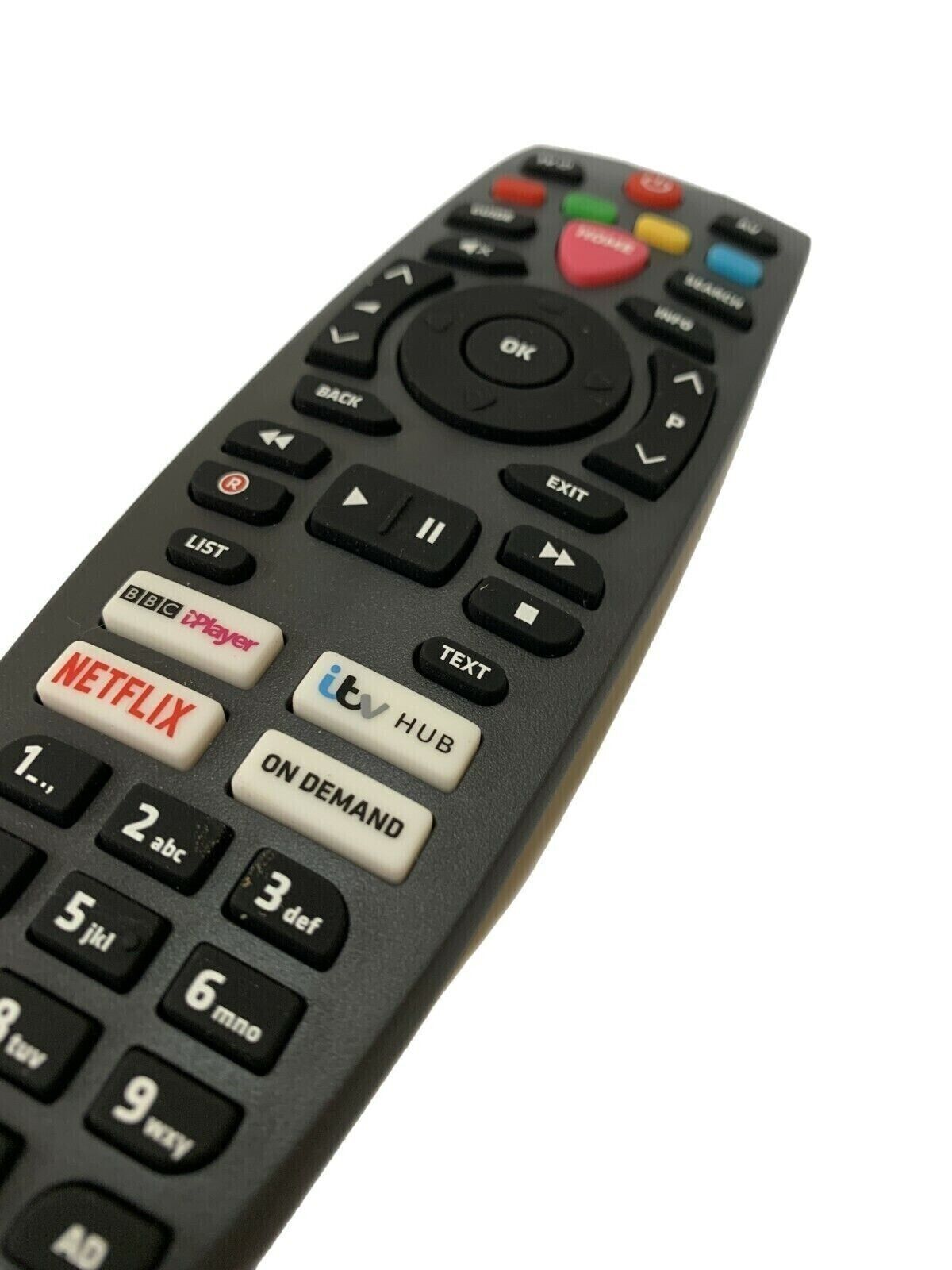 Freesat Remote Genuine Freesat UHD-4X Smart 4K Ultra HD Digital TV Original Remote Co ...