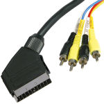 Scart-4 Phono Lead (Audio&Video In&Out)