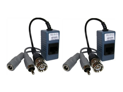 SAC Pair - Video/Audio/Power Cat5e Baluns