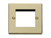 CLICK DECO Outlet Polished Brass 2 Module
