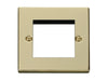 CLICK DECO Outlet Polished Brass 2 Module