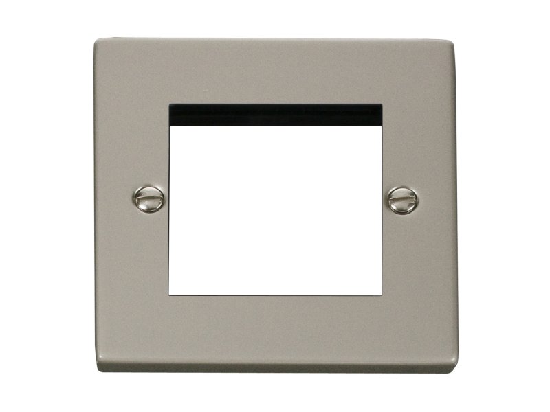 CLICK DECO Outlet Pearl Nickel 2 Module