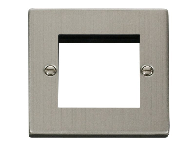 CLICK DECO Outlet Stainless Steel 2 Module