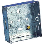 25mm Single Steel Knock Out Box – PlutoDirect