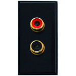 Triax 304279-Bk Grid Twin Rca