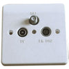 Global Wptv-Fm-Sat Triplexed Plate